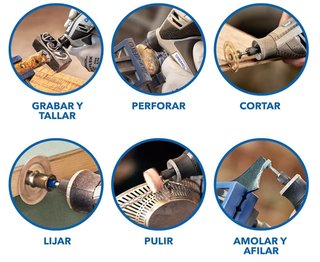 Multiherramienta Dremel 4250 175W + 45 accesorios