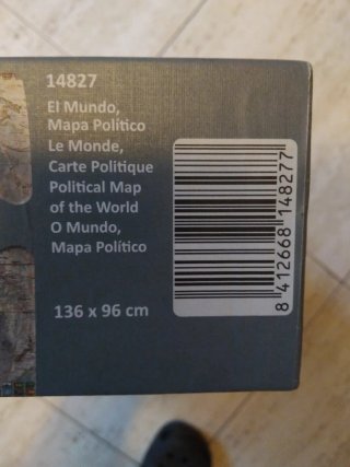 Puzzle Educa 4000 Piezas Mapa Mundo