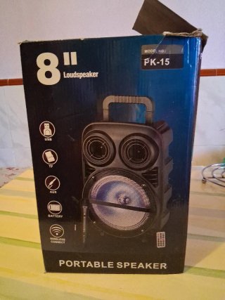 Altavoz Portátil Negro