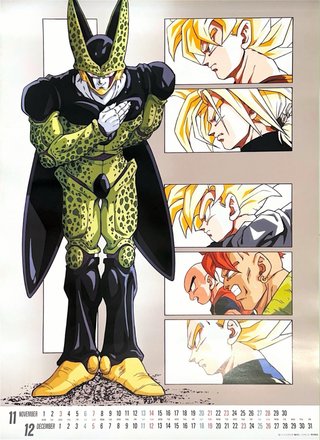 Calendario Dragon Ball Z 1993