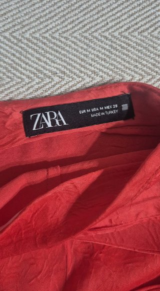 Falda Zara Nudo Delantero Estilo Pareo Talla M