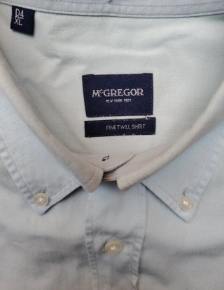Camisa de vestir Macgregor azul celeste hombre Tal