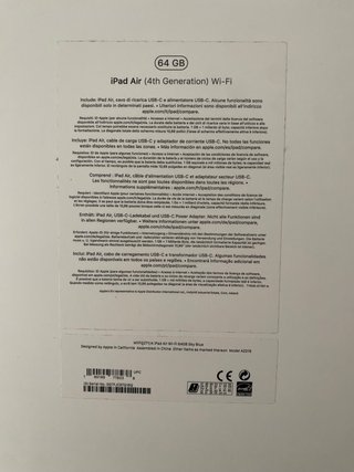 iPad Air 4a Gen | 64GB | En perfecto estado
