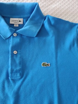 Polo Lacoste Azul Talla M