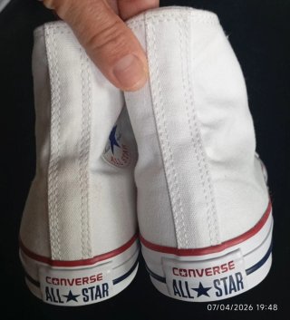Converse Blancas Talla 41 Unisex