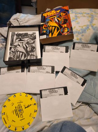 Videojuego Dick Tracy IBM Disquetes