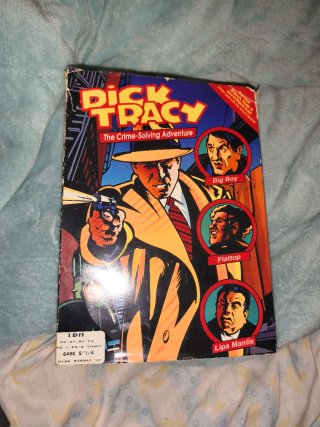 Videojuego Dick Tracy IBM Disquetes