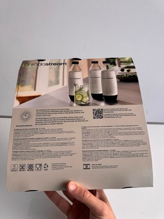 Pack 3 Garrafas Sodastream 1L