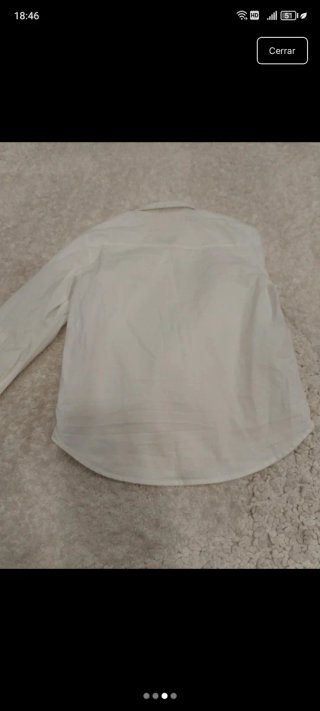 Camisa blanca niño con logo
