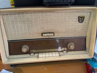 Radio Philips Beige y Marrón