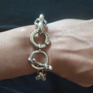 Bracciale Ciclón a Maglie in Argento
