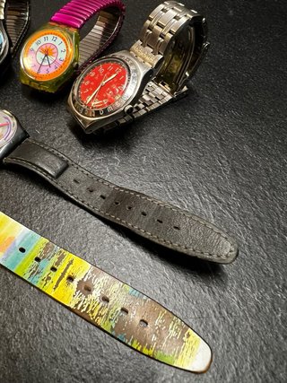 Lotto 5 Orologi Swatch Anni '80/'00 funzionano