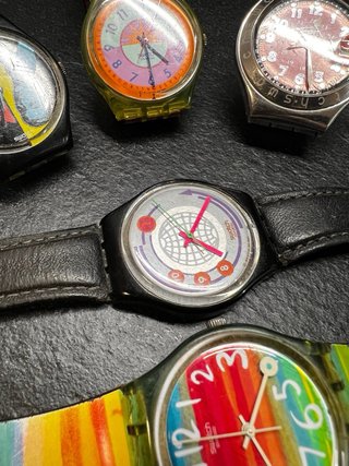 Lotto 5 Orologi Swatch Anni '80/'00 funzionano