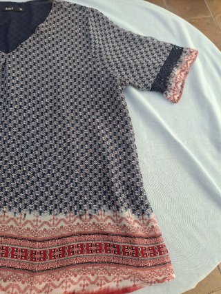 Blusa T XL Estampada. Medidas en descripción