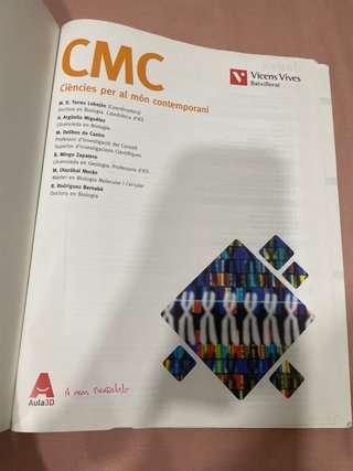 CMC, Ciències per al món contemporani, Batxille...
