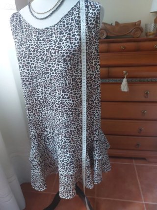 Vestido sin mangas Animal Print
