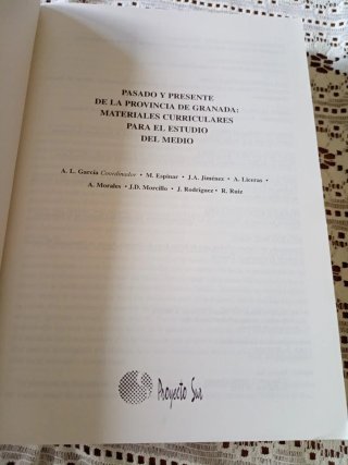 Pasado y presente de la provincia de Granada ma...