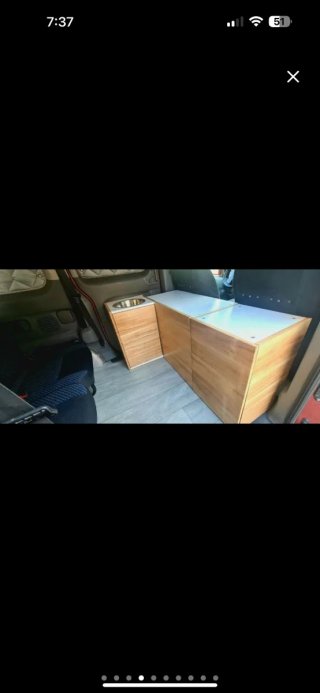 Muebles Camper Nissan NV200 Evalia