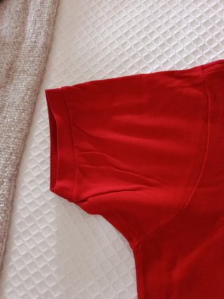 Polo Lacoste Rojo Talla M