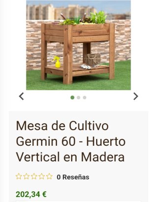 Mesa de Cultivo Germin 60 - Huerto Vertical