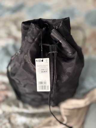 Bolso Adolfo Dominguez Camuflaje Negro