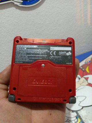 Nintendo Game Boy Advance SP Roja
