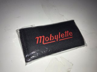 Llavero monedero Mobylette negro