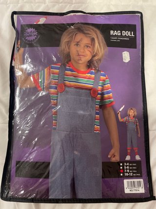 Disfraz Halloween Rag Doll niño 7-9 años