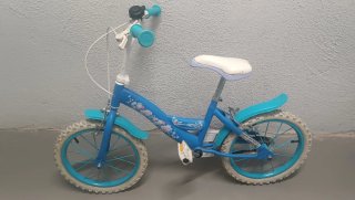 Bicicleta infantil Frozen azul
