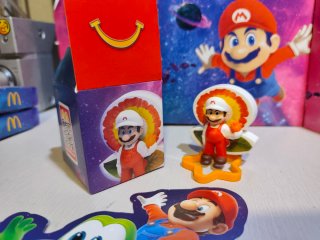 Mario Bros Fuego McDonald's Figura