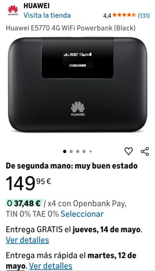 Modem 4G LTE Huawei E5770s