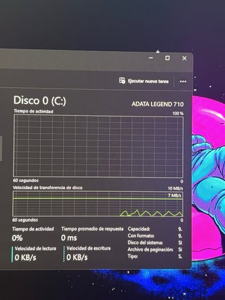 PC Gaming con luces LED azules