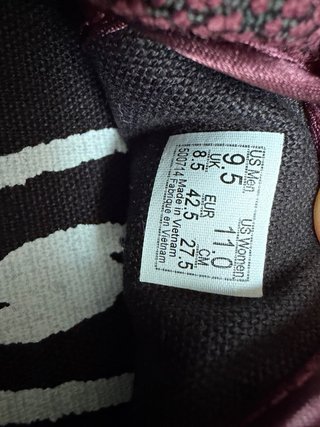 Zapatillas Vans Rosa/ granate Terciopelo