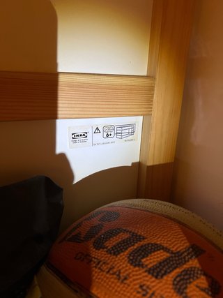 Litera Ikea Madera Blanca