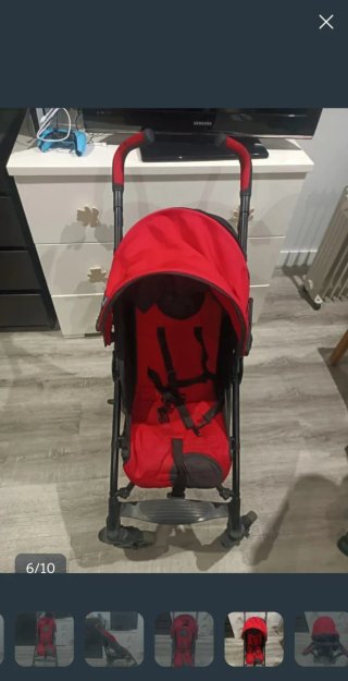 Silla de paseo Chicco Lite Way Roja