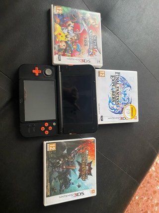 Nintendo 3DS XL Negra + 3 juegos