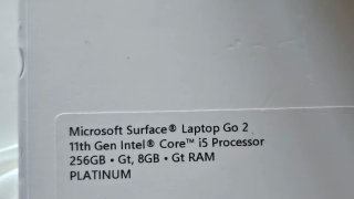 Microsoft Surface Laptop Go 2 Gris/Plata garantia