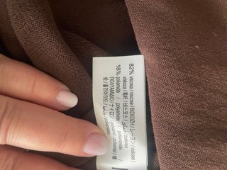 Jersey Zara manga corta marrón