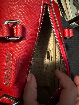 Bolso Guess Rojo Nuevo Con Etiqueta