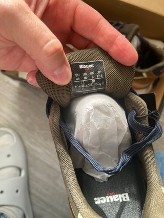 Zapatillas Blauer Talla 43 Marrón y Azul