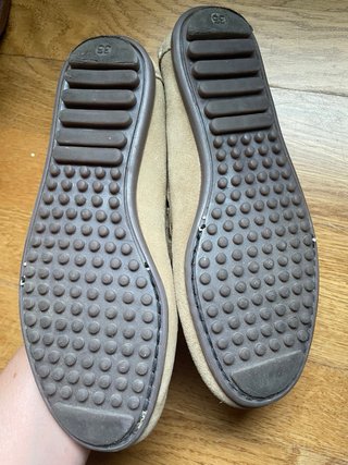 Mocasines niño ante beige talla 35