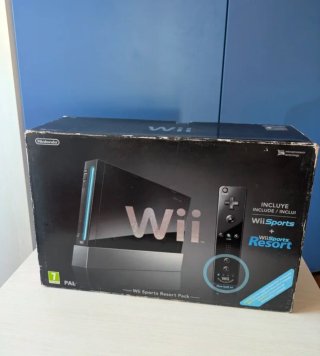 Nintendo Wii console with games