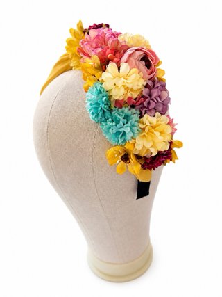 Diadema flores multicolor