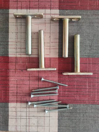 Estanterías de pared madera blancas