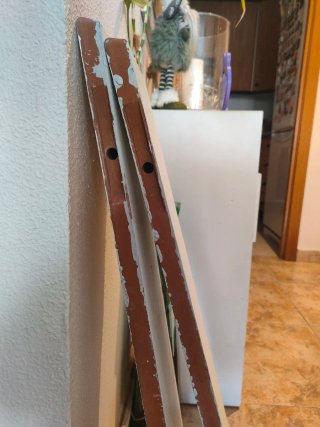 Estanterías de pared madera blancas