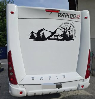 Autocaravana Rapido camas gemelas face to face
