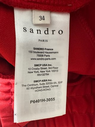 Pantalones Sandro Mujer Talla 34