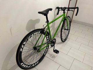 Bicicleta Fixie Verde