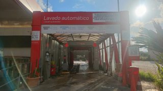 Cerramiento para máquina de lavado