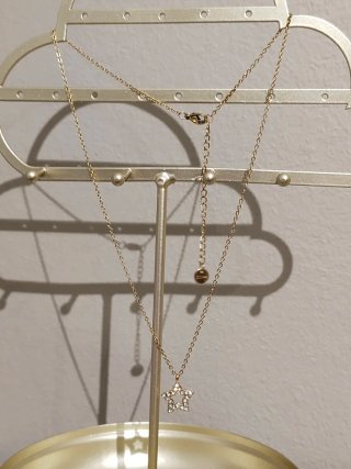 Collar Mira Mira acero inoxidable estrellita